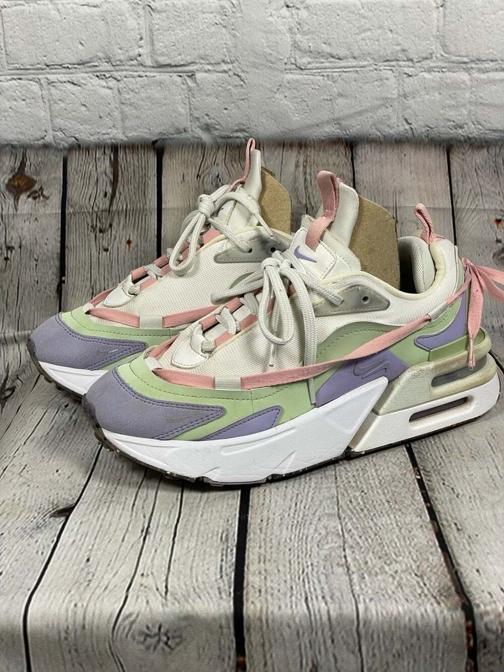 Nike Air Max Furyosa Pastel Summit White Women's Size 8.5 - Picture 3 of 7